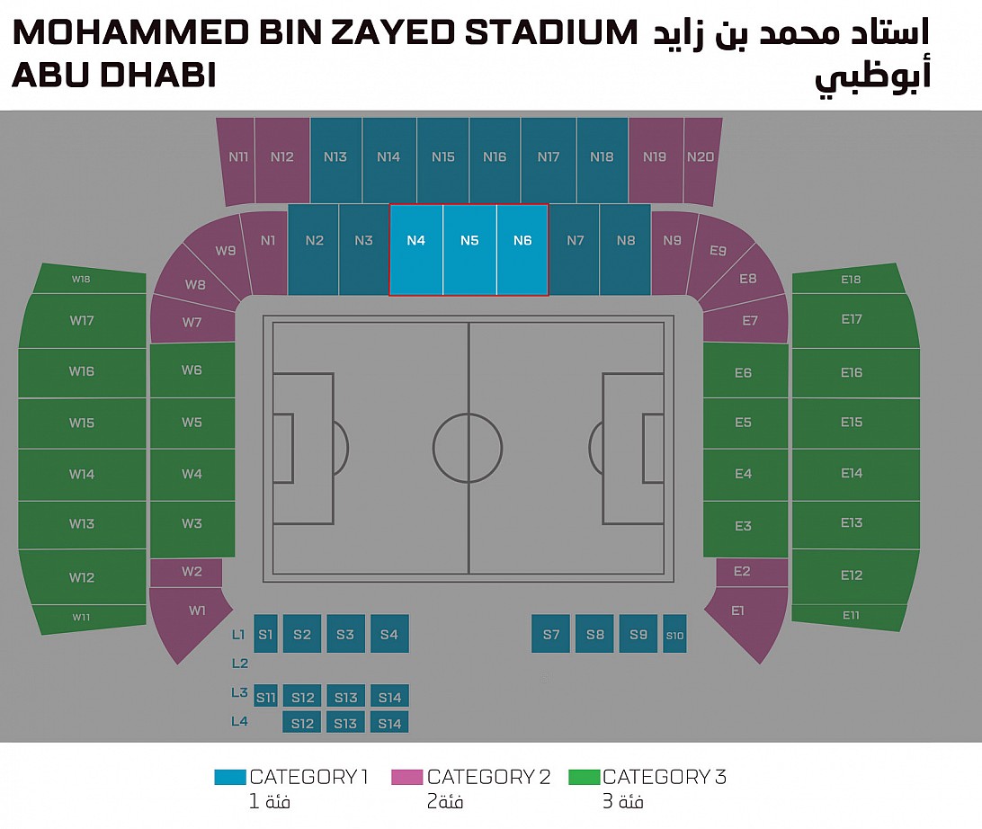 Mohammed Bin Zayed Stadium, Abu Dhabi
