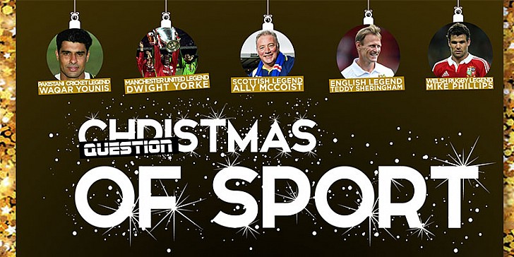 CHRISTMAS QUESTION OF SPORT - SPORTING LEGENDS GOLF DAY