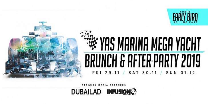 Yas Marina Mega Yacht Brunch and After Party