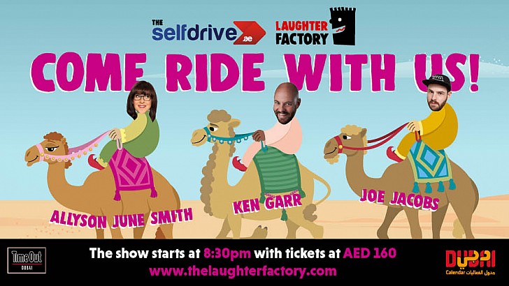 The Selfdrive Laughter Factory’s ‘Come Ride with us!’ Tour August 2022
