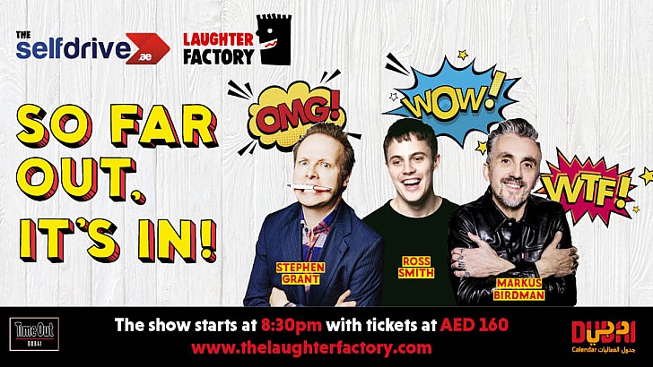 The Selfdrive Laughter Factory’s ‘So far out, it’s in!’ tour