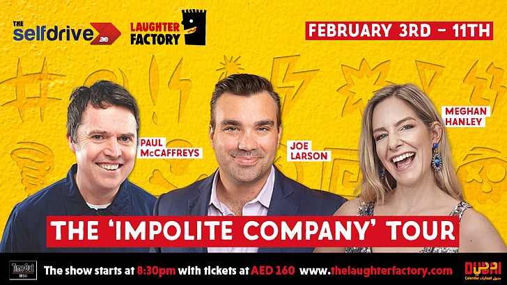 The Selfdrive Laughter Factory’s ‘Impolite Company’ Tour