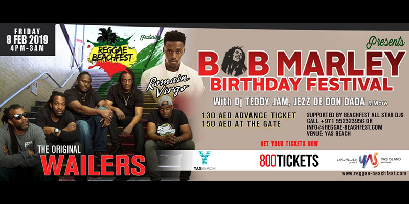 BOB Marley Birthday Festival feat The Original Wailers & Romain