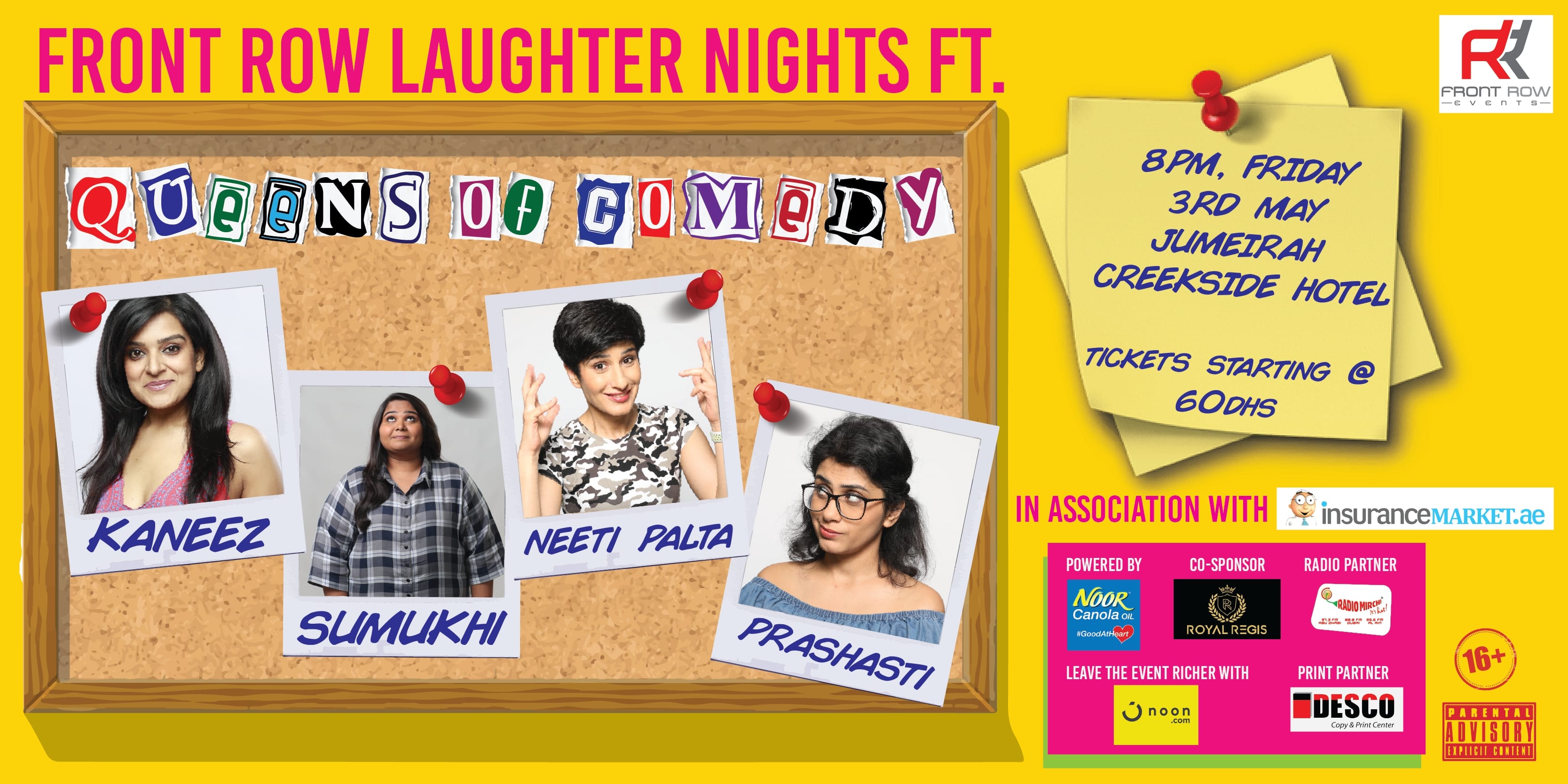 FRONT ROW LAUGHTER NIGHT ft Queens of Comedy