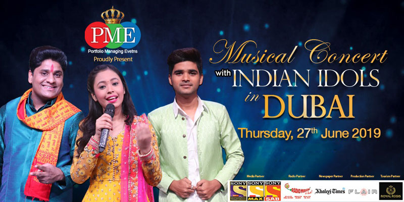 Musical Concert with INDIAN IDOLS in DUBAI