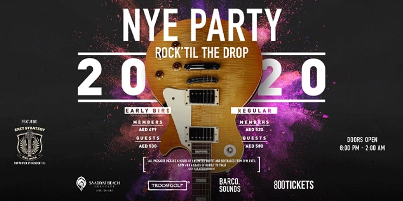 New Year’s Eve Party  Rock’ Till The Drop