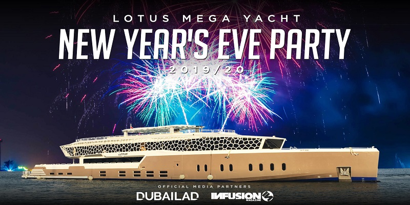 The Lotus Mega Yacht New Year's Eve 2020 