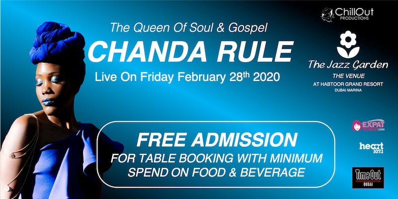 The Jazz Garden Presents CHANDA RULE 