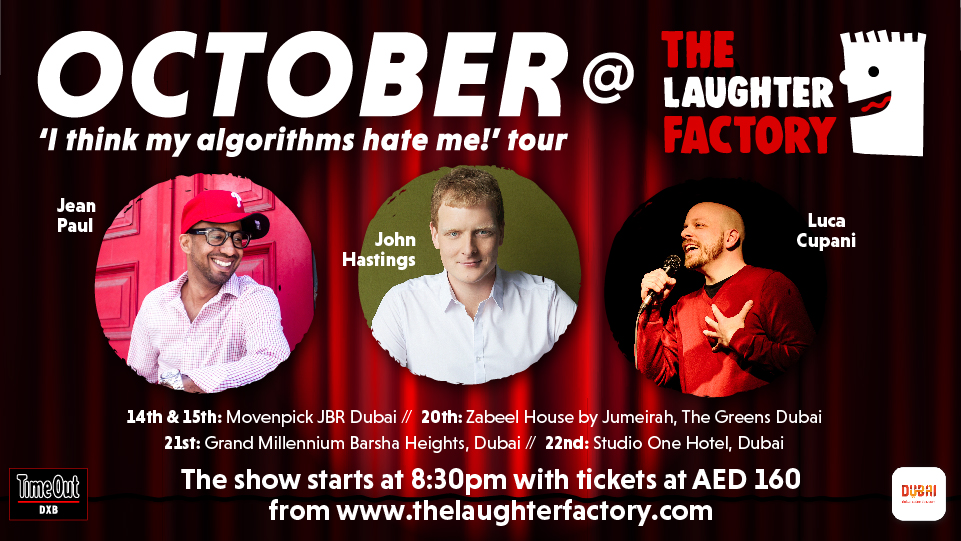 The Laughter Factory’s “I think my algorithms hate me!” tour