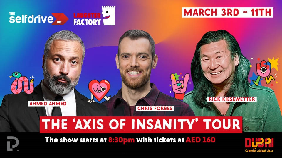 The Selfdrive Laughter Factory ‘Axis Of Insanity’ tour in Dubai