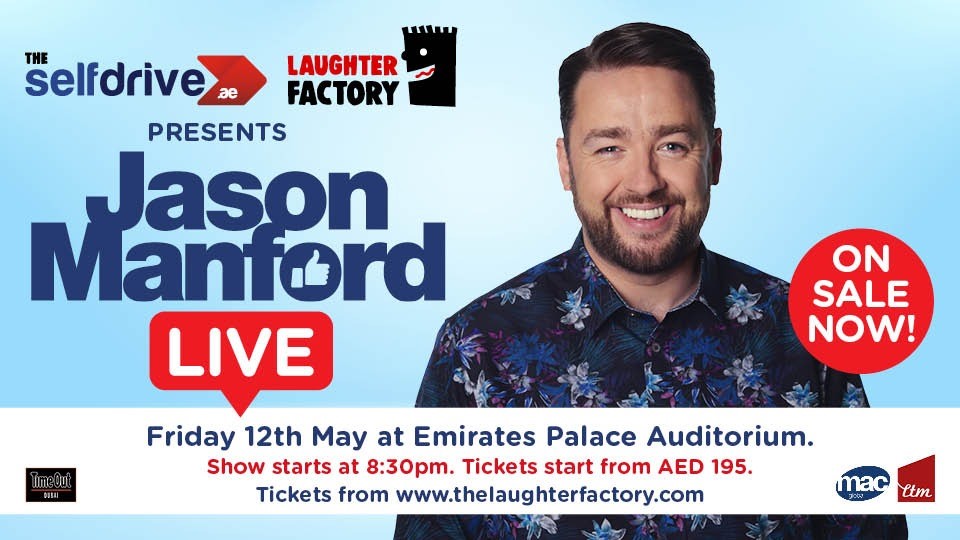 The Selfdrive Laughter Factory Presents Jason Manford - LIVE - Abu Dhabi